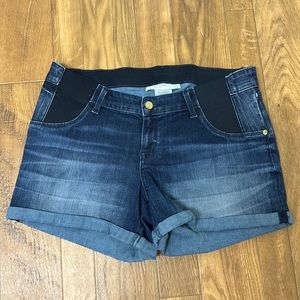 Liz Lange Maternity Midi denim jean shorts, size M (8/10)